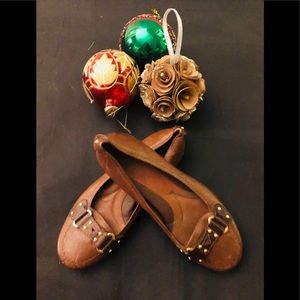 Leather moccasins size 9